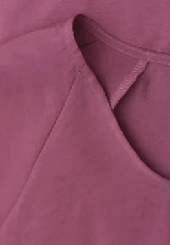 Chemise en maille structurée à épaules tombante