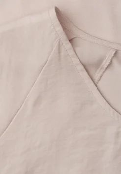Chemise en maille structurée à épaules tombante