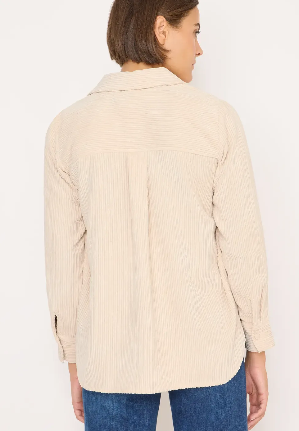 Chemise en velours côtelé