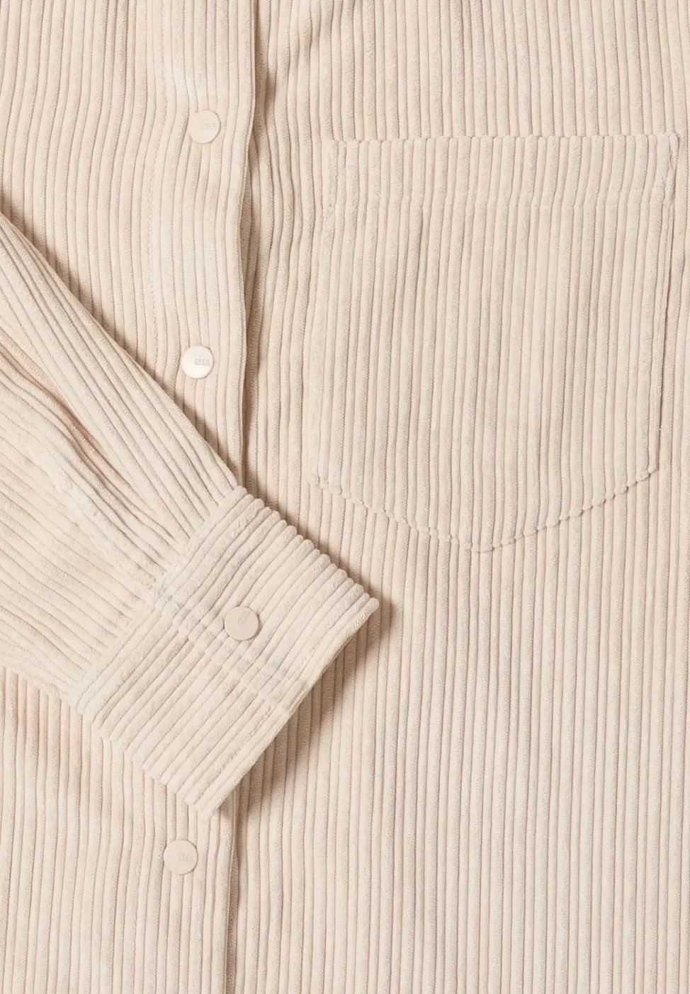 Chemise en velours côtelé
