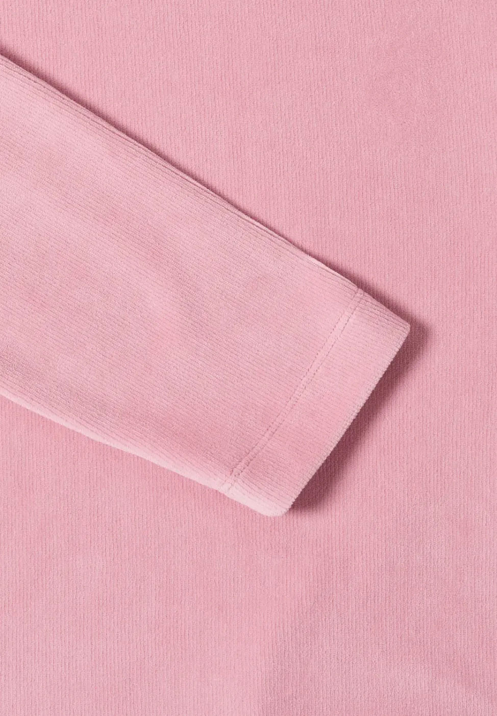 Chemise en velours côtelé avec grand col