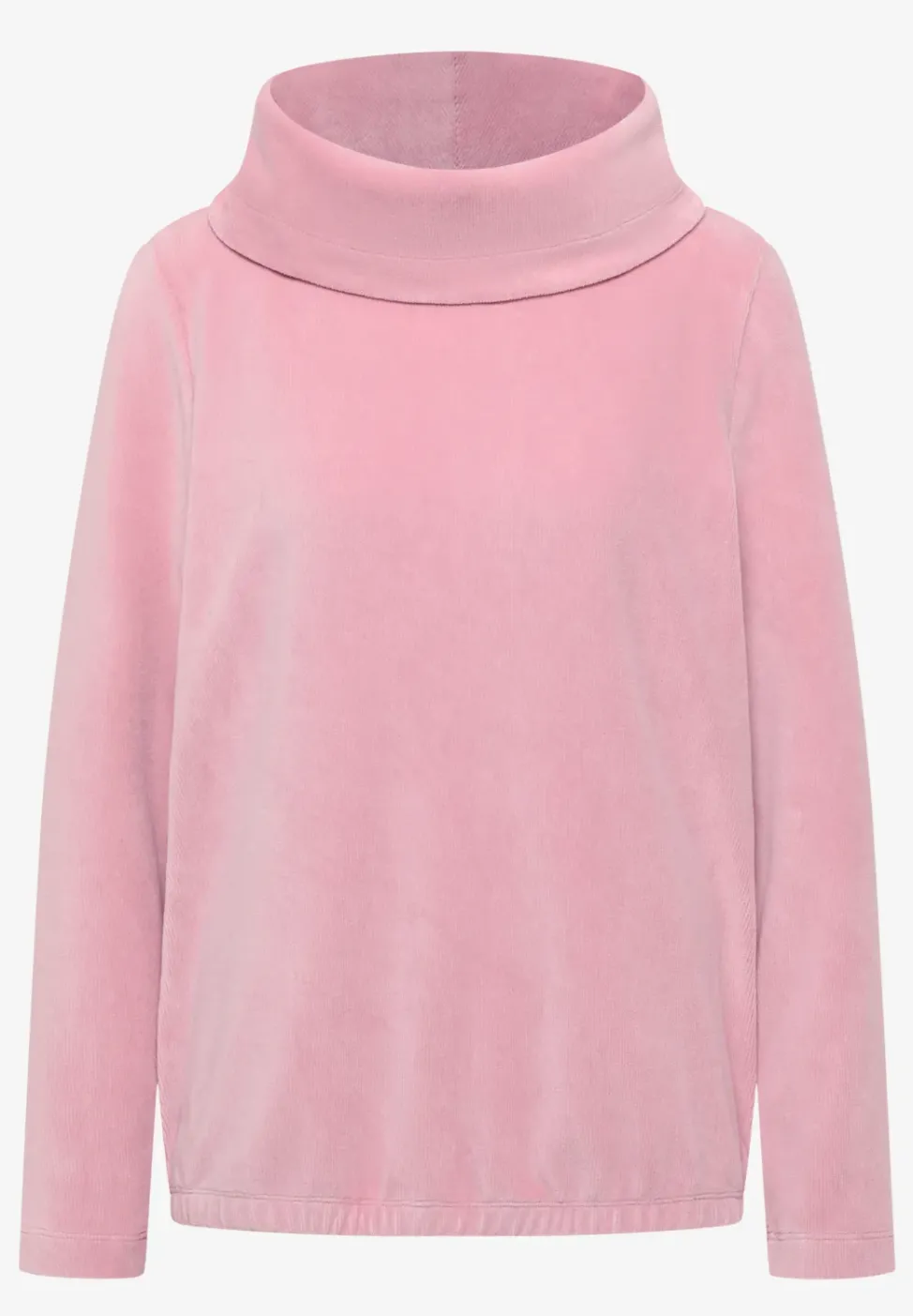 Chemise en velours côtelé avec grand col