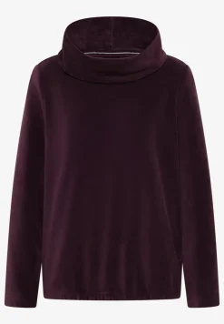 Chemise en velours côtelé avec grand col