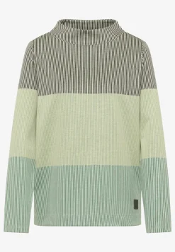 Chemise jacquard Colorblock