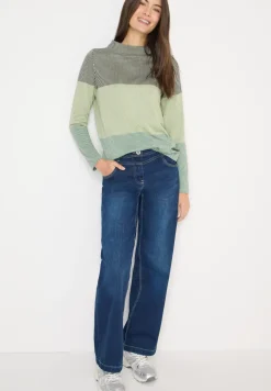 Chemise jacquard Colorblock
