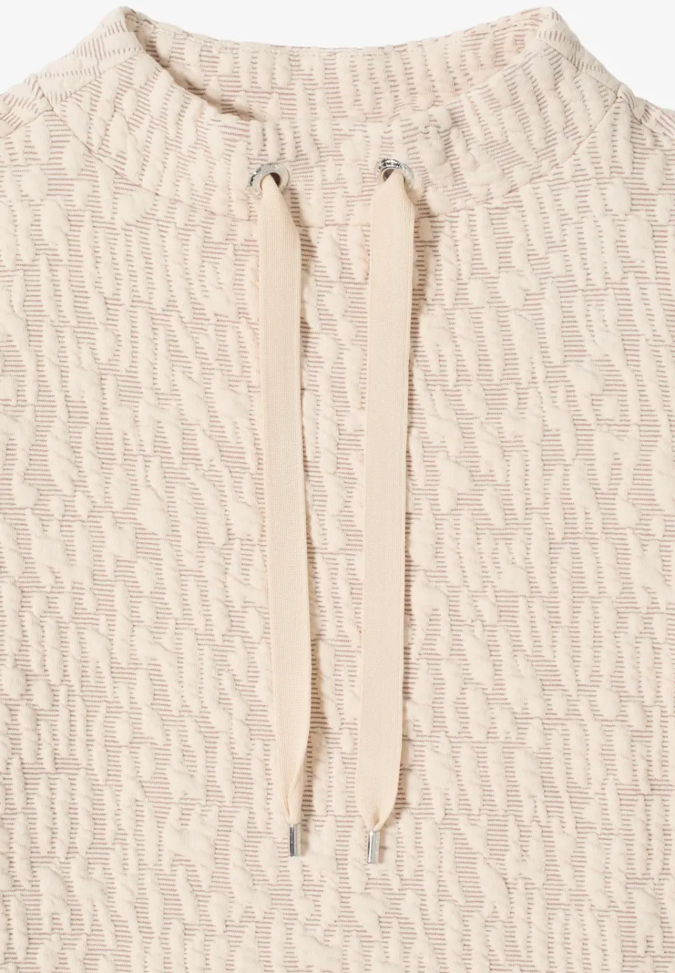 Chemise Jacquard Funnel Neck