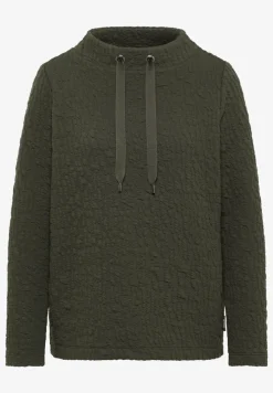 Chemise Jacquard Funnel Neck