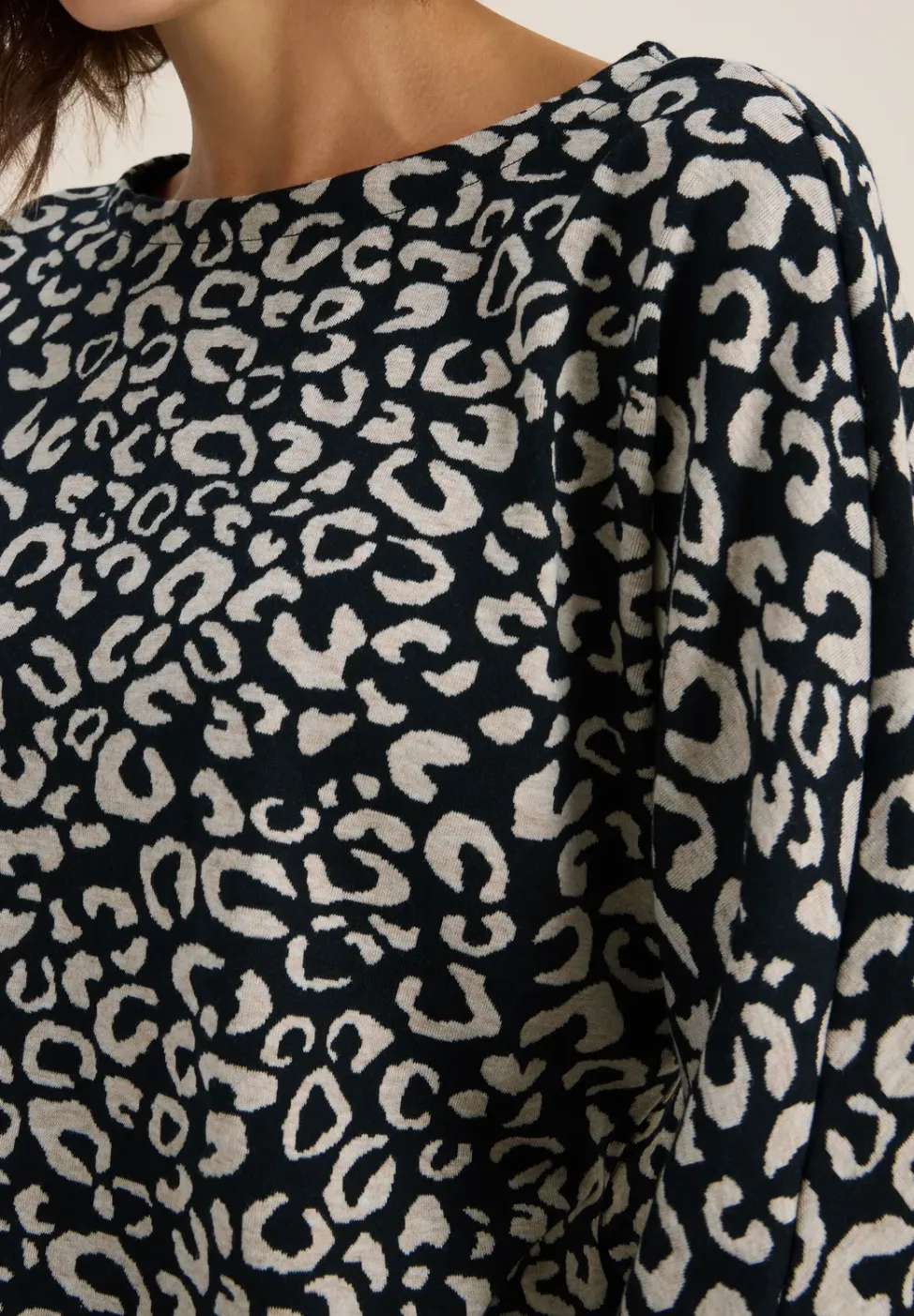 Chemise jacquard mélangée