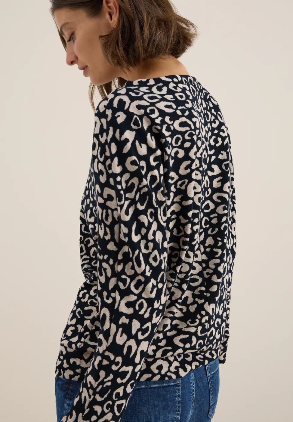 Chemise jacquard mélangée