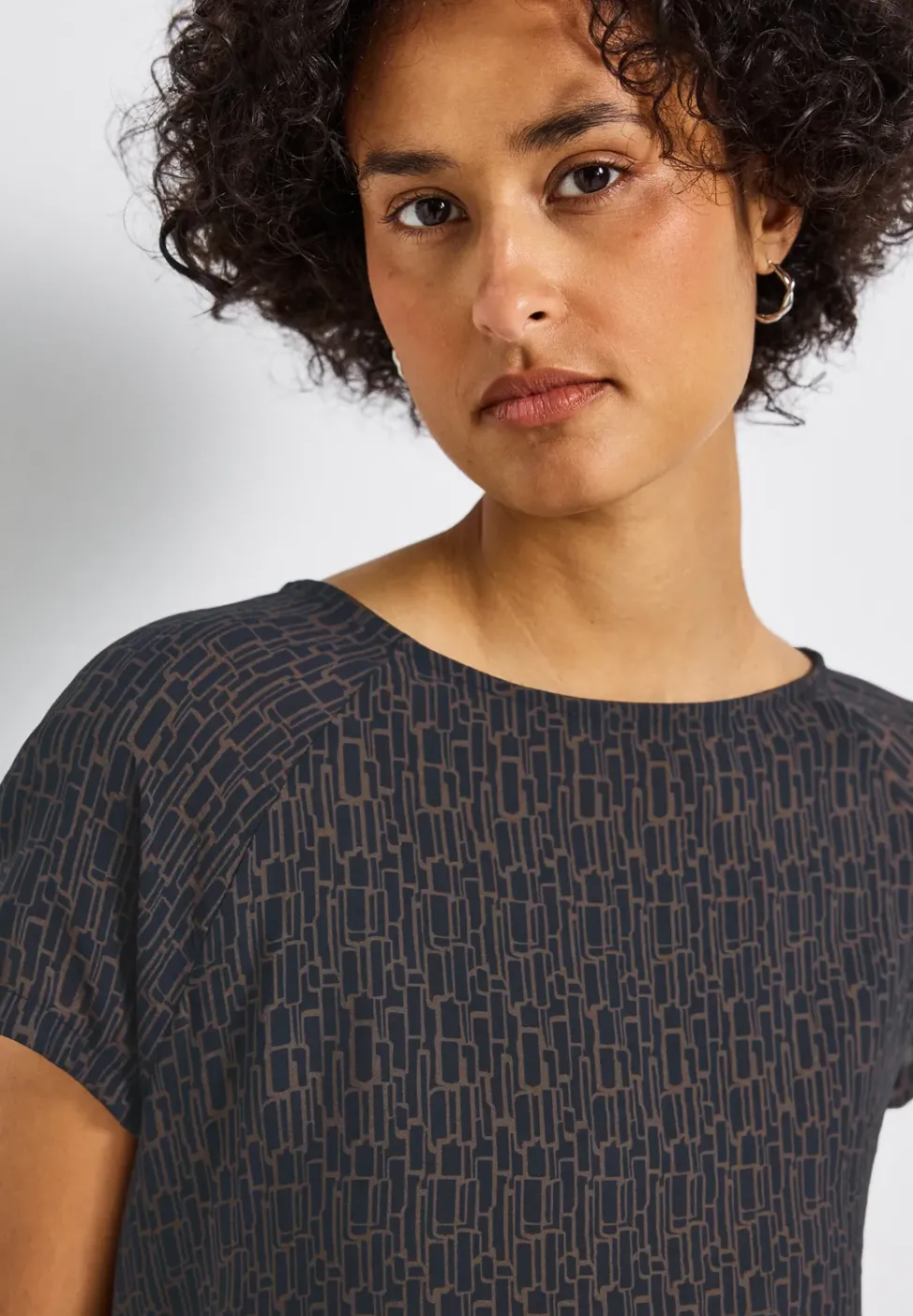 Chemise mélange de matières