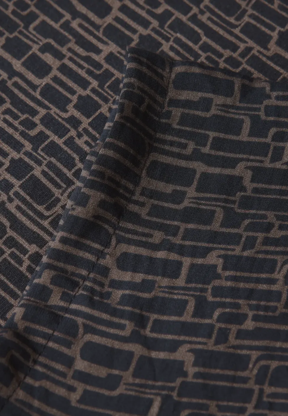 Chemise mélange de matières