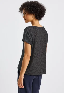 Chemise mélange de matières
