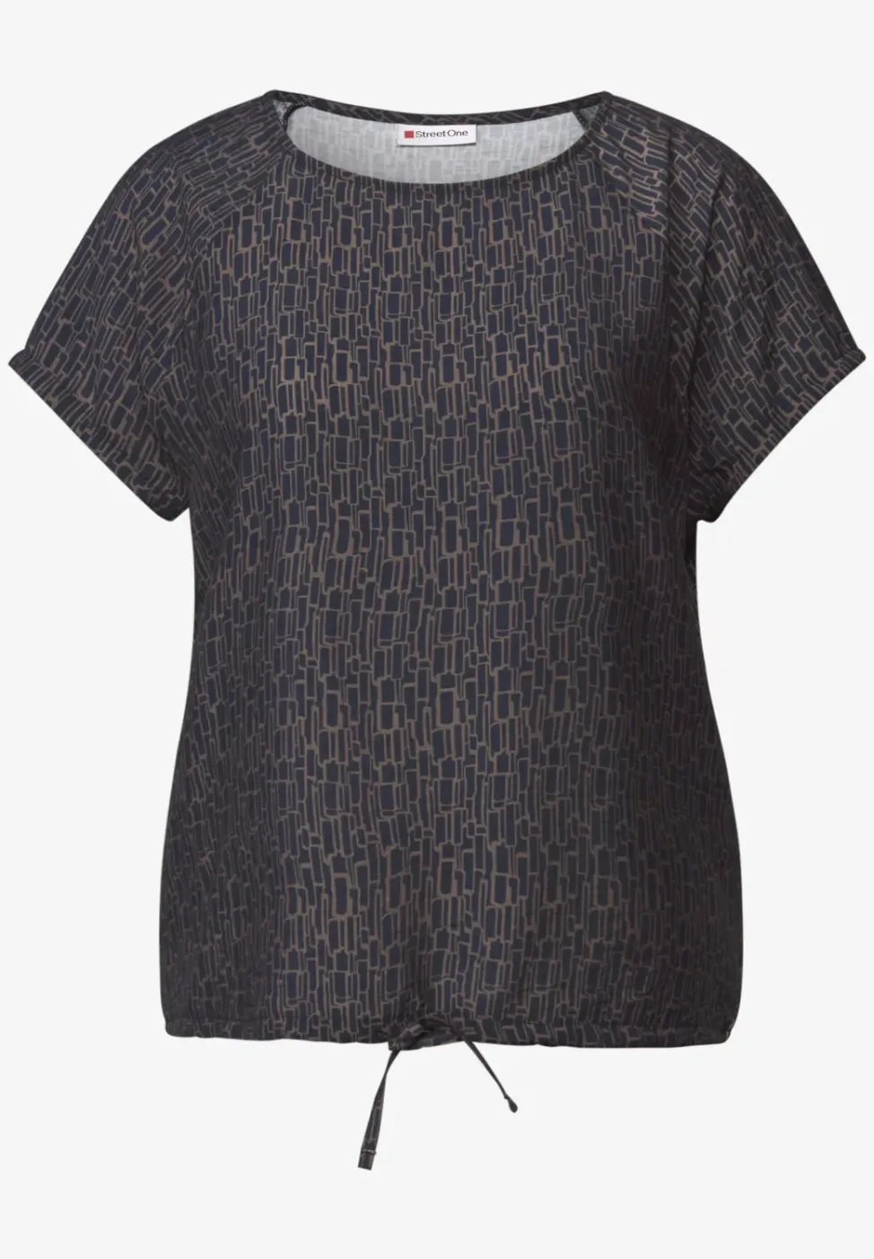 Chemise mélange de matières
