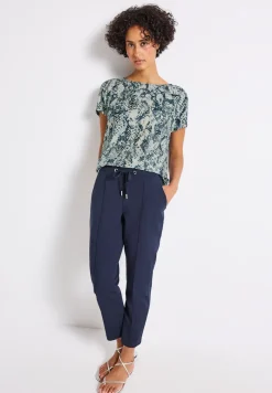 Chemise mélange de matières