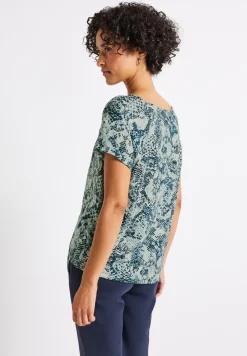 Chemise mélange de matières
