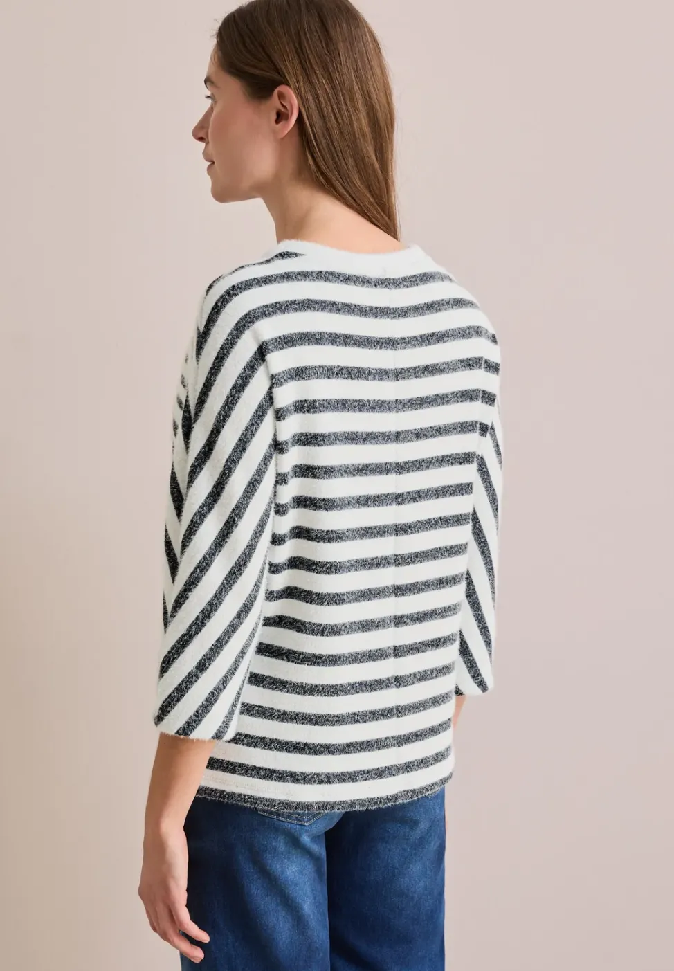 Chemise rayée en fil de plume
