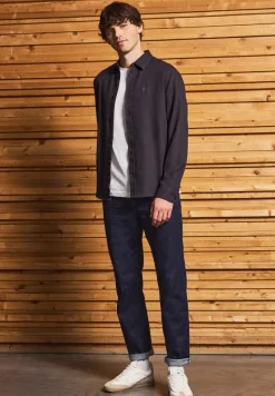 Chemise avec structure two-tone