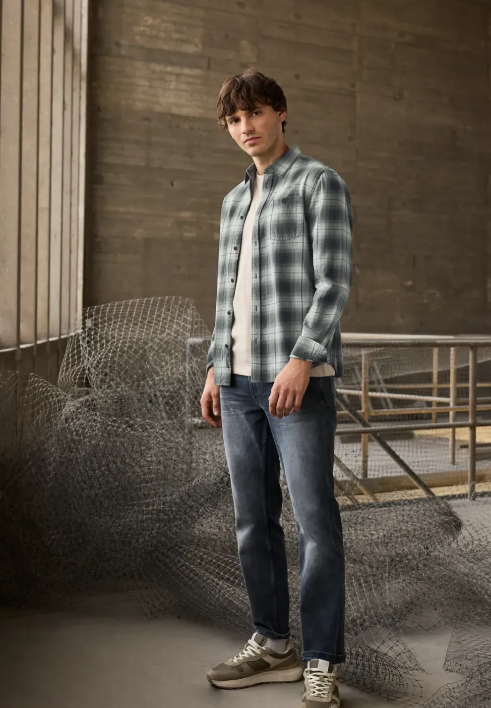 Chemise à carreaux