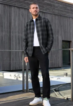 Chemise à carreaux en coton