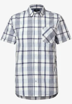 Chemise à carreaux à manches courtes