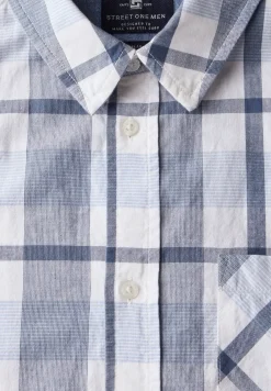 Chemise à carreaux à manches courtes
