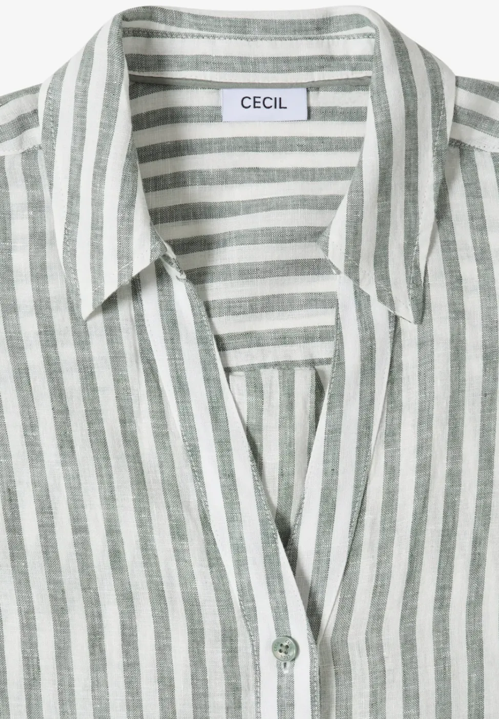Chemise-chemise Dropped Shoulder en lin
