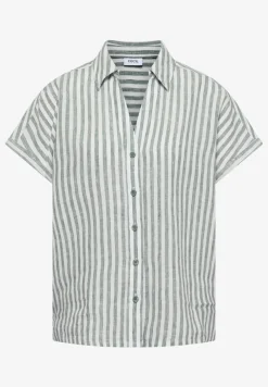 Chemise-chemise Dropped Shoulder en lin