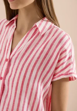Chemise-chemise Dropped Shoulder en lin