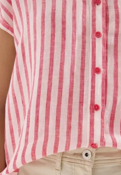 Chemise-chemise Dropped Shoulder en lin