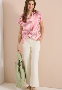 Chemise-chemise Dropped Shoulder en lin