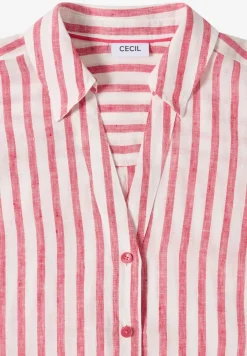 Chemise-chemise Dropped Shoulder en lin