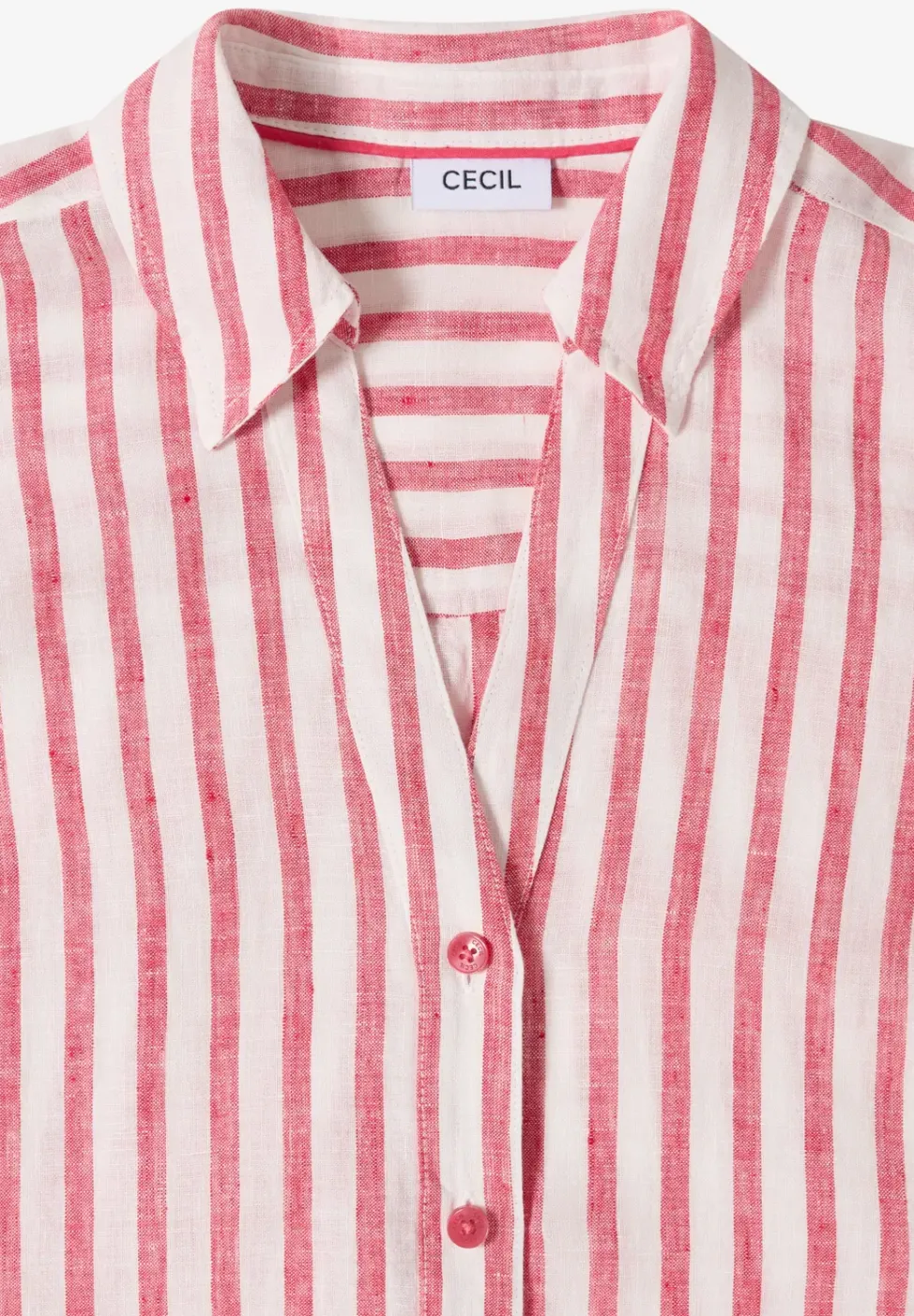 Chemise-chemise Dropped Shoulder en lin