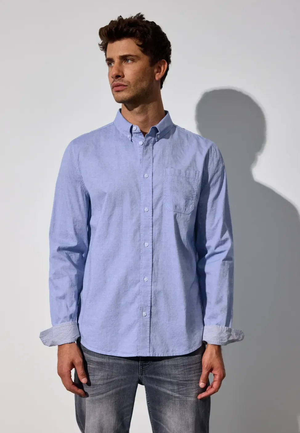 Chemise en chambray