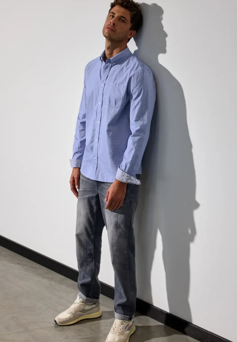 Chemise en chambray