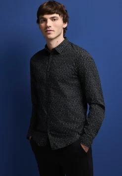 Chemise en popeline imprimée
