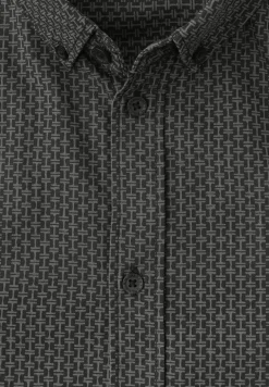 Chemise en popeline à motifs
