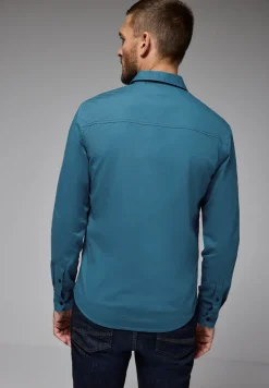 Chemise en popeline stretch