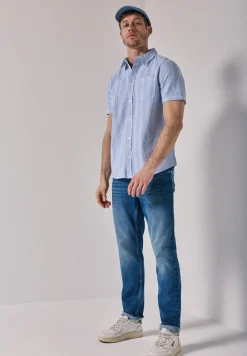 Chemise en seersucker