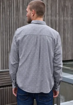 Chemise Herringbone à motifs