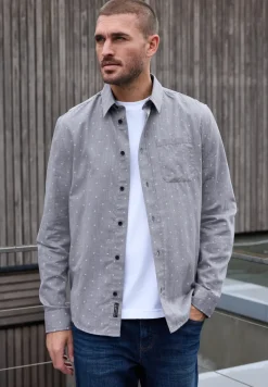 Chemise Herringbone à motifs