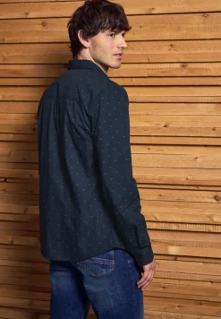 Chemise à imprimé minimal