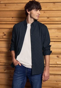 Chemise à imprimé minimal