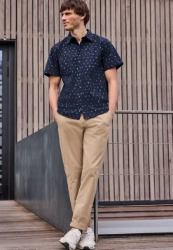 Chemise à manches courtes avec imprimé allover