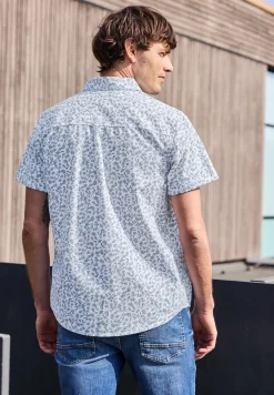 Chemise à manches courtes avec imprimé allover