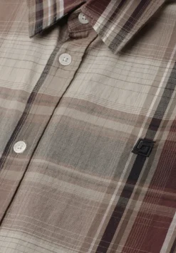 Chemise à manches courtes avec motif à carreaux