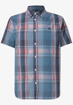 Chemise à manches courtes avec motif à carreaux