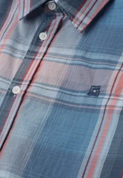 Chemise à manches courtes avec motif à carreaux
