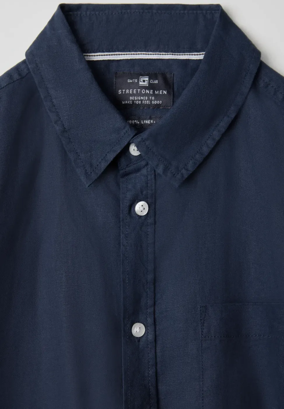 Chemise à manches courtes en lin