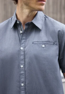 Chemise à manches courtes à imprimé minimal
