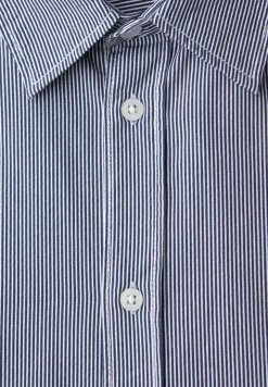 Chemise à manches longues en popeline